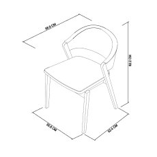 Clifton Upholstered Chair - Mustard 7