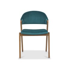 Clifton Upholstered Dining Chair - Azure Velvet 3