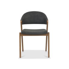 Clifton Upholstered Dining Chair - Dark Grey 3