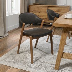 Clifton Upholstered Dining Chair - Old West Vintage 2