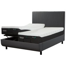 Tempur Arc Disc Adjustable Bed with Vertical Headboard – Dark Stone 2