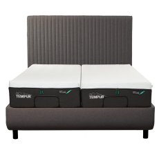 Tempur Arc Disc Adjustable Bed with Vertical Headboard – Dark Stone 5