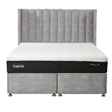 Tempur Suffolk Non-Storage Divan Base Light Grey 4