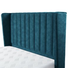 Tempur Wickham Headboard Aqua Velvet 