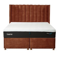 Tempur Suffolk Non-Storage Divan Base Soho Copper 4