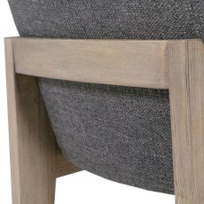 Fleur Dining Chair Dark Grey 6