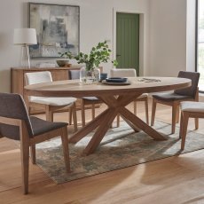 Fleur Medium Oval Dining Table 2