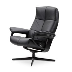 Stressless David Large Chair & Stool Cross Base 4