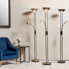 Rome Floor Lamp Brass 7