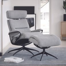 Stressless Tokyo Medium Chair & Stool Star Base 6