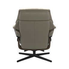 Stressless Reno Medium Chair & Stool Cross Base 6