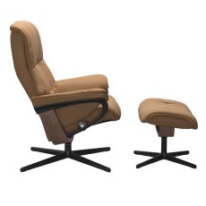 Stressless Mayfair Medium Chair & Stool Cross Base 6