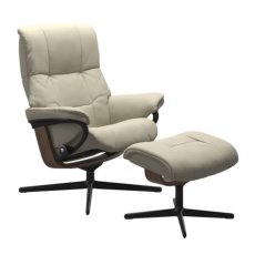 Stressless Mayfair Large Chair & Stool Cross Base 1