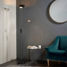 Rome Floor Lamp - Black Chrome (2)