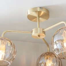 Dimple Ceiling Light - Brushed Gold (5)