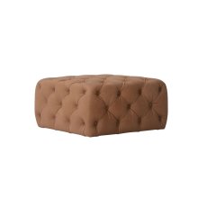 Trenton Medium Leather Footstool 2