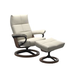 Stressless David Small Chair & Stool Signature Base 3