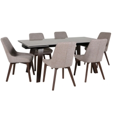 Aiden Extending Dining Table & 6 Chairs