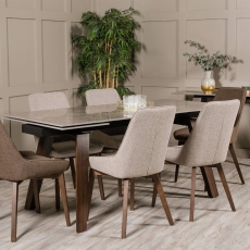 Aiden Extending Dining Table & 6 Chairs