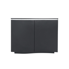 Dani 2 Door Sideboard - Charcoal