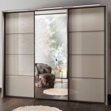 Wiemann Miami Plus 3 Door Mirrored Sliding Wardrobe 2