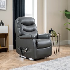 Hollingwell Petite Leather Recliner Armchair 5