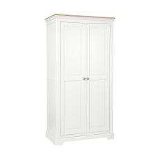 Linhay Double Wardrobe - White