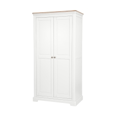 Linhay Double Wardrobe - White