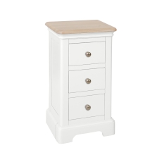 Linhay Compact Bedside Cabinet - White