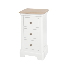 Linhay Compact Bedside Cabinet - White