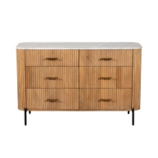 Cookes Collection Rhys 6 Drawer Wide Chest