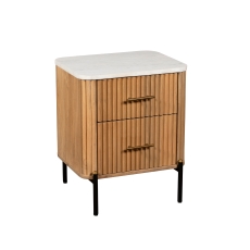 Cookes Collection Rhys 2 Drawer Bedside