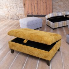 Penny Legged Ottoman Footstool 3