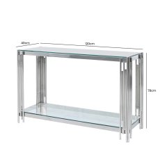 Cohen Console Table - Chrome 5