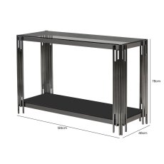 Cohen Console Table - Black 7