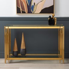 Cohen Console Table - Gold 2