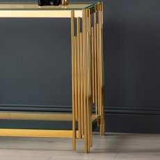 Cohen Console Table - Gold 3