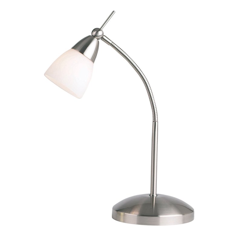 Satin Chrome Touch Desk Lamp 1