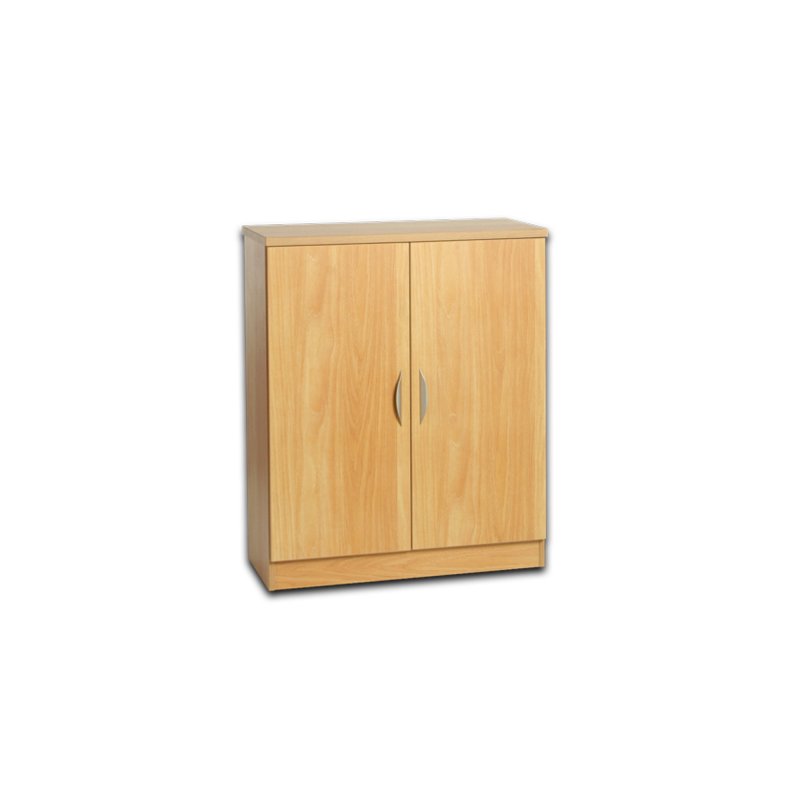 Office Regular Height Double Door Narrow Cupboard