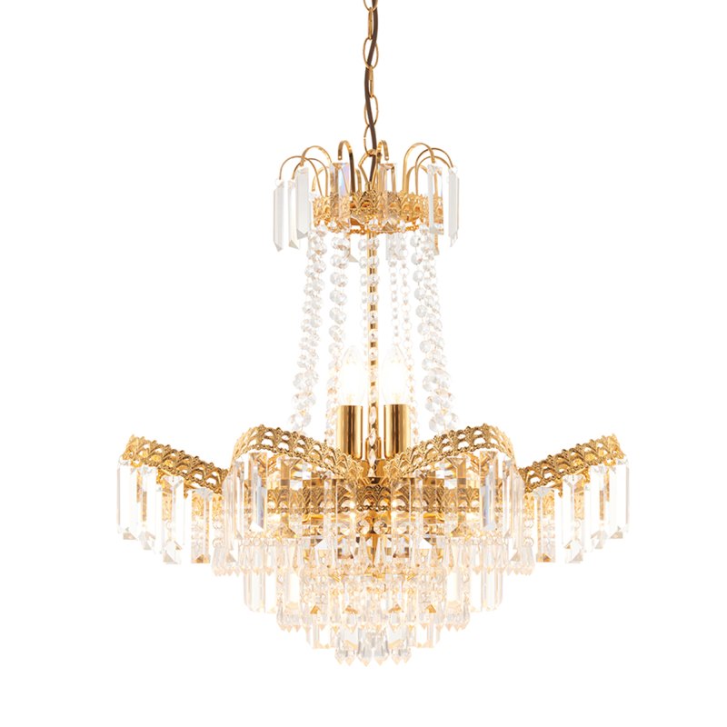 Gold 9 Light Chandelier 1