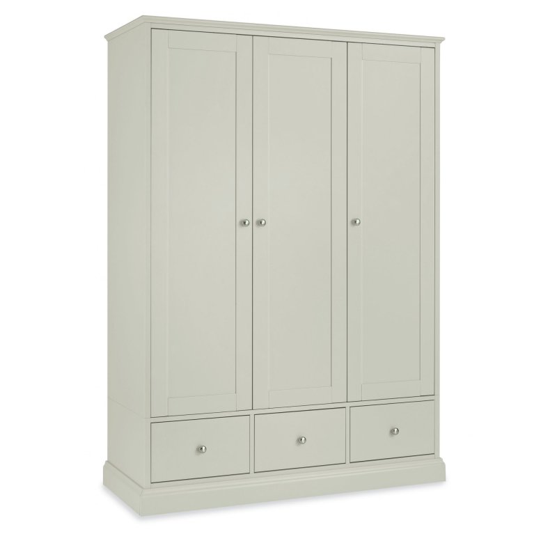 Cookes Collection Ashley Cotton Triple Wardrobe 