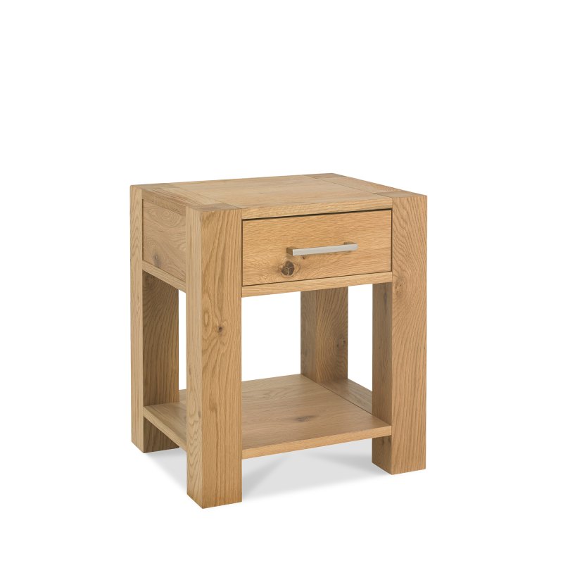 TRINITY LIGHT OAK Cookes Collection Trinity Light Oak Lamp Table