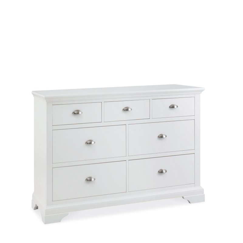 Cookes Collection Camden White 3 Over 4 Chest 