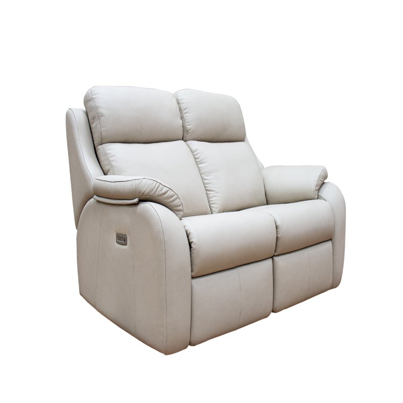 G Plan Kingsbury 2 Seater Leather Recliner 1