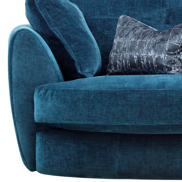 Navy velvet deals cuddle chair