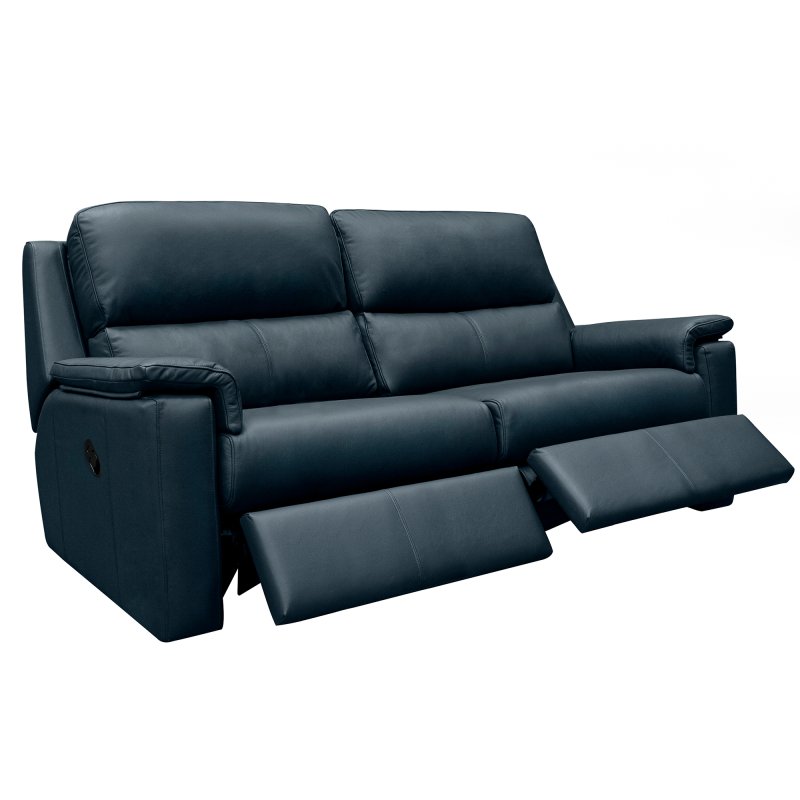 G Plan Harper Large Manual Recliner Sofa Leather 1