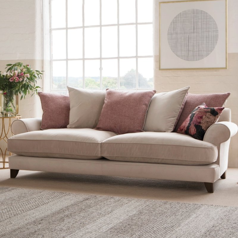 The Lounge Co Briony 4 Seater Pillow Back Sofa Cookes Furniture