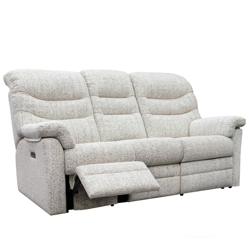 G Plan Ledbury 3 Seater Single Power Recliner Sofa LHF with Headrest & Lumbar 1