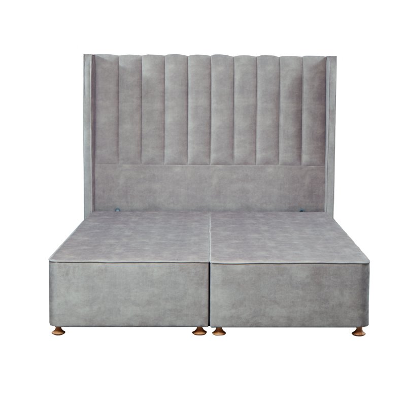 Tempur Suffolk Non-Storage Divan Base Light Grey 1