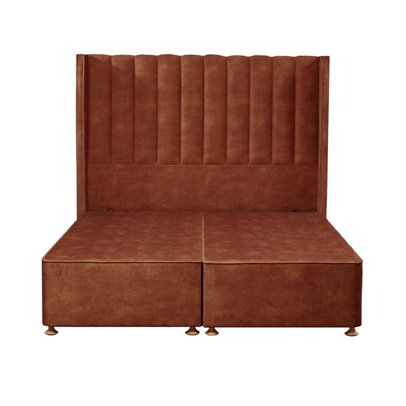 Tempur Suffolk Non-Storage Divan Base Soho Copper 1